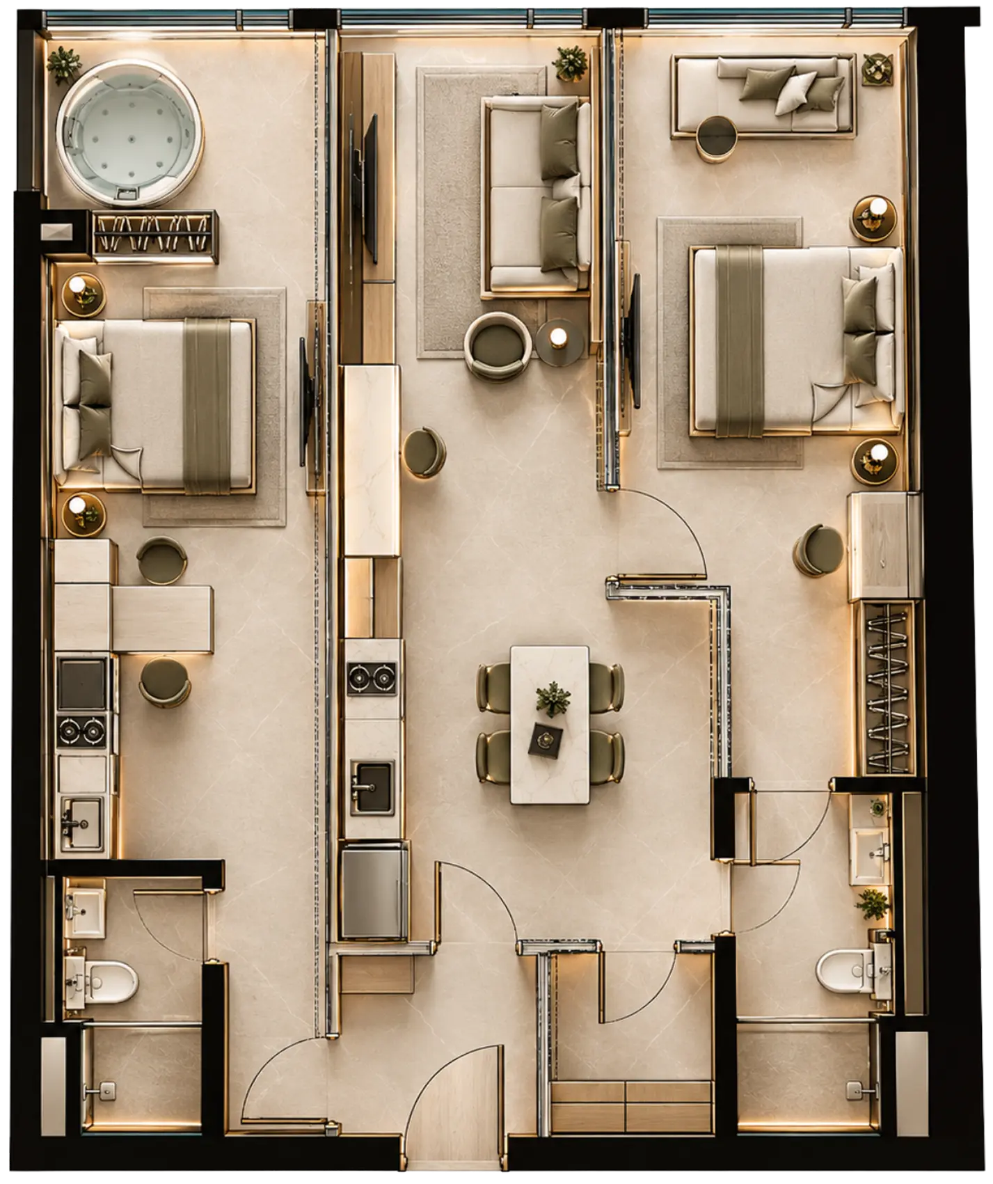 SOVO E Floor Plan